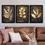 Wallity Cuadro Decorativo Enmarcado Desconocido (3 Piezas)